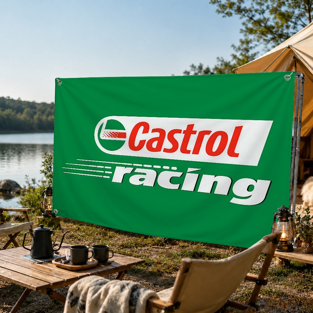 C-Castrol Moto Oil Brand Flag  - đánh giá và giá Outdoor Camping Brand