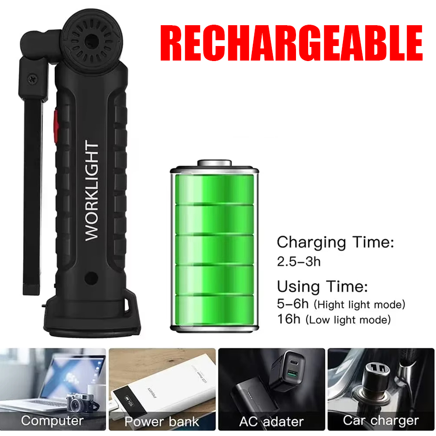 Portable LED Flashlight with M - đánh giá và giá Camping Lantern