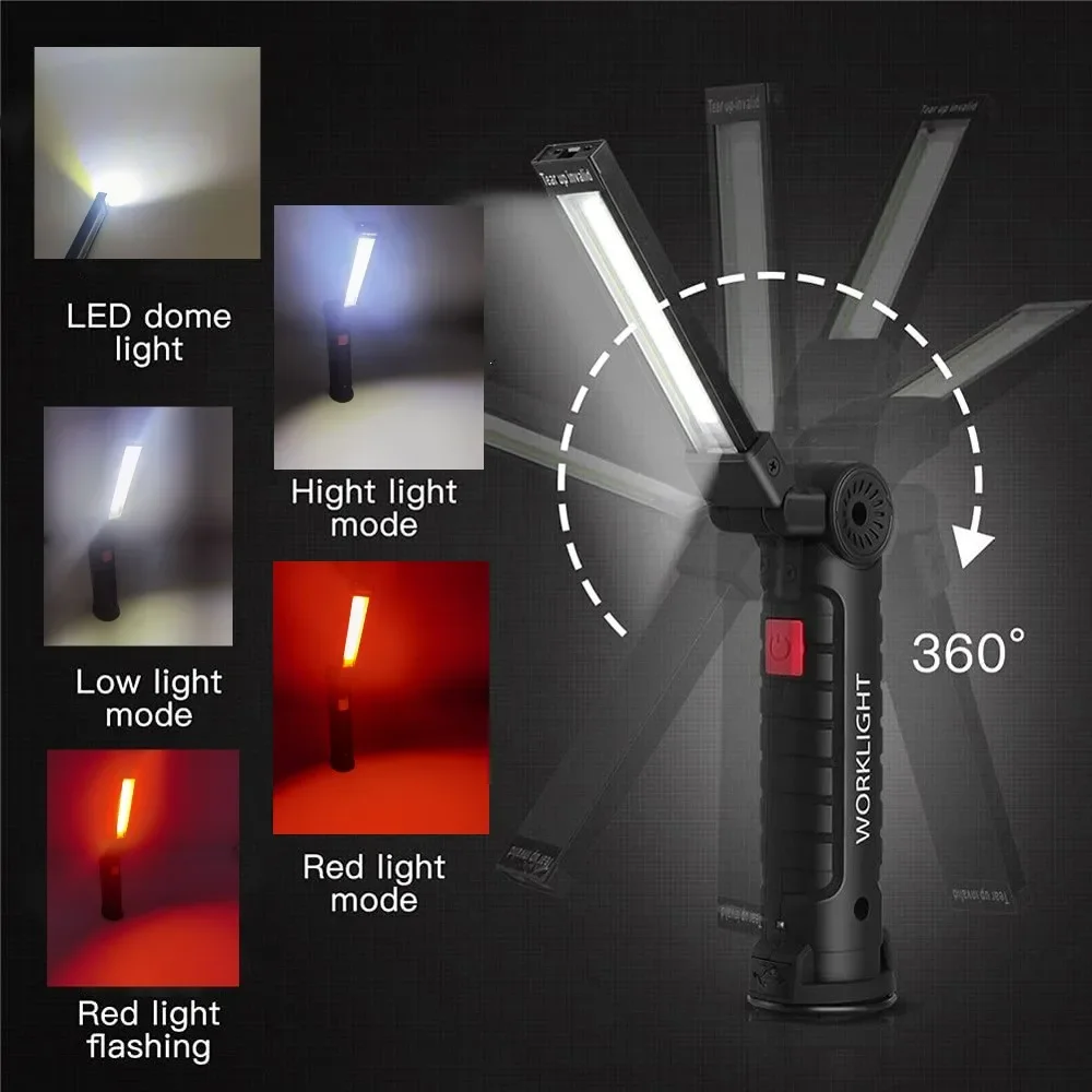 Portable COB LED Flashlight US - đánh giá và giá Camping Lantern