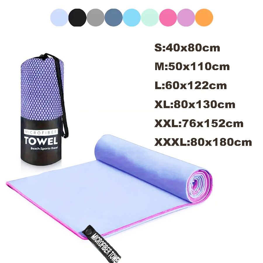Quick-drying Sports Towel Swim - đánh giá và giá Camp Towel Microfiber
