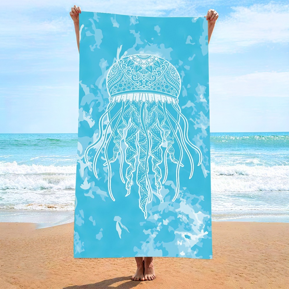 27.5x55inch Blue Ocean Jellyfi - đánh giá và giá Camp Towel Microfiber