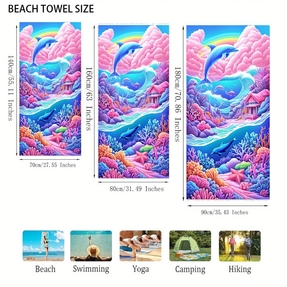 27.5x55inch Blue Ocean Jellyfi - đánh giá và giá Camp Towel Microfiber