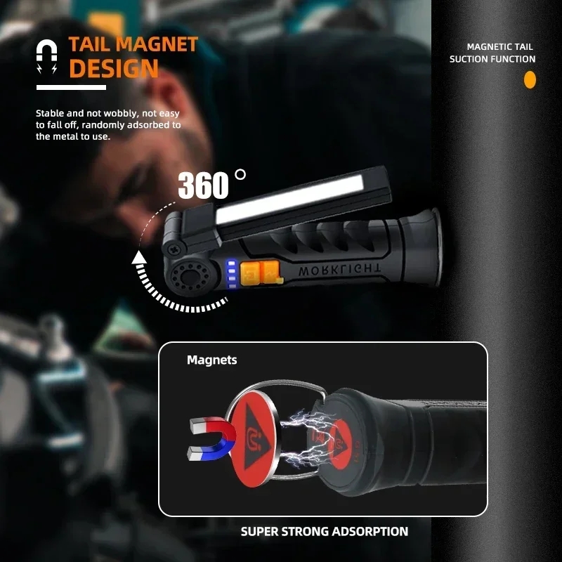 Portable COB LED Flashlight US - đánh giá và giá Camping Lantern