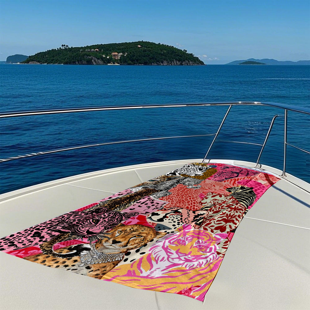 Pink Feline Collage Quick Dryi - đánh giá và giá Camp Towel Microfiber