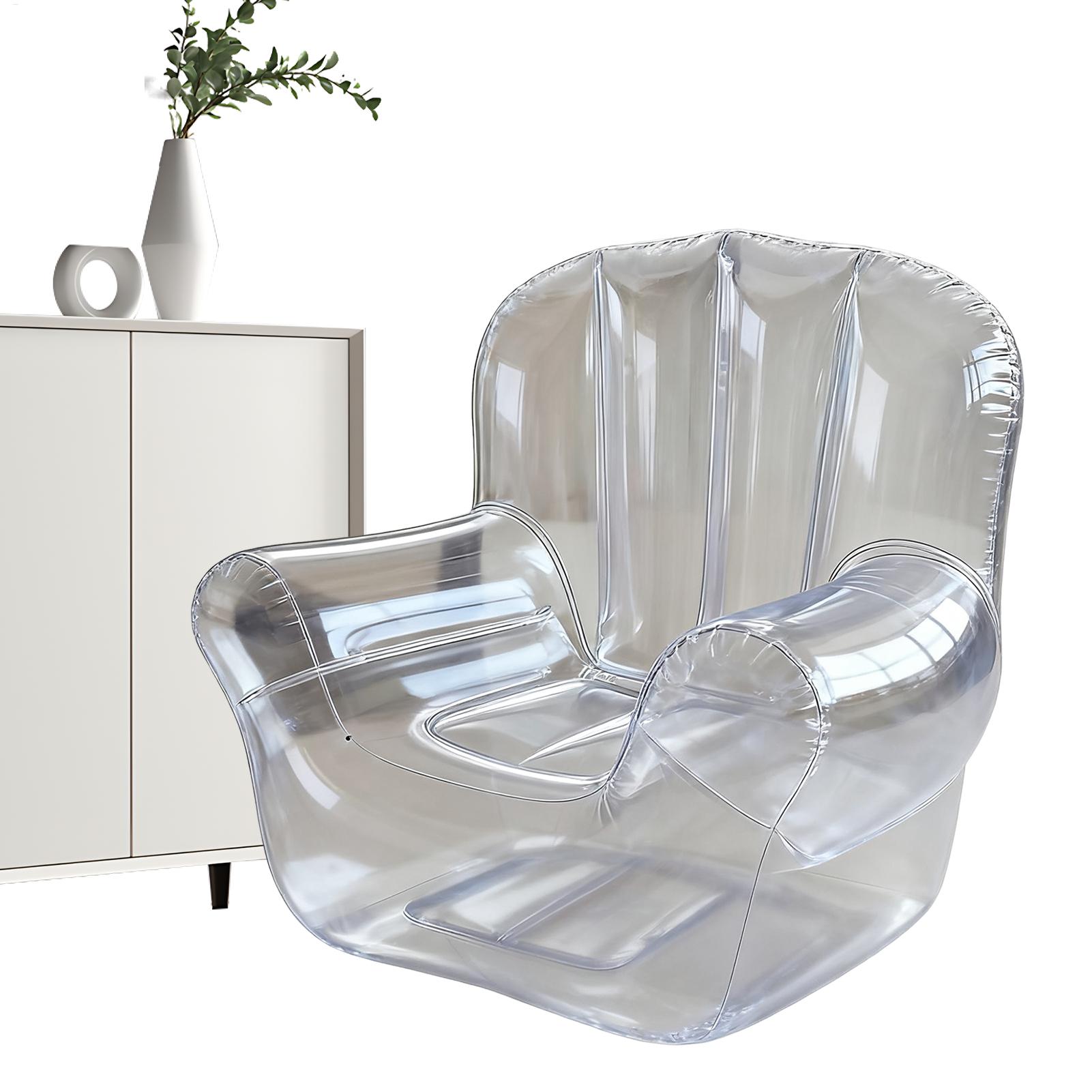 Thickened Transparent Sofa PVC - đánh giá và giá Outdoor Camping Recliner