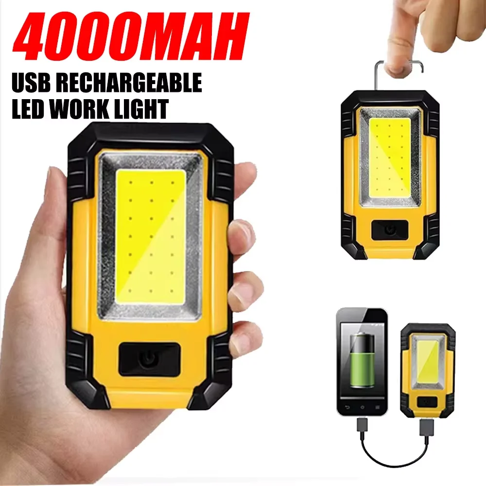 Rechargeable 4000MaH Work Ligh - đánh giá và giá Camping Lantern