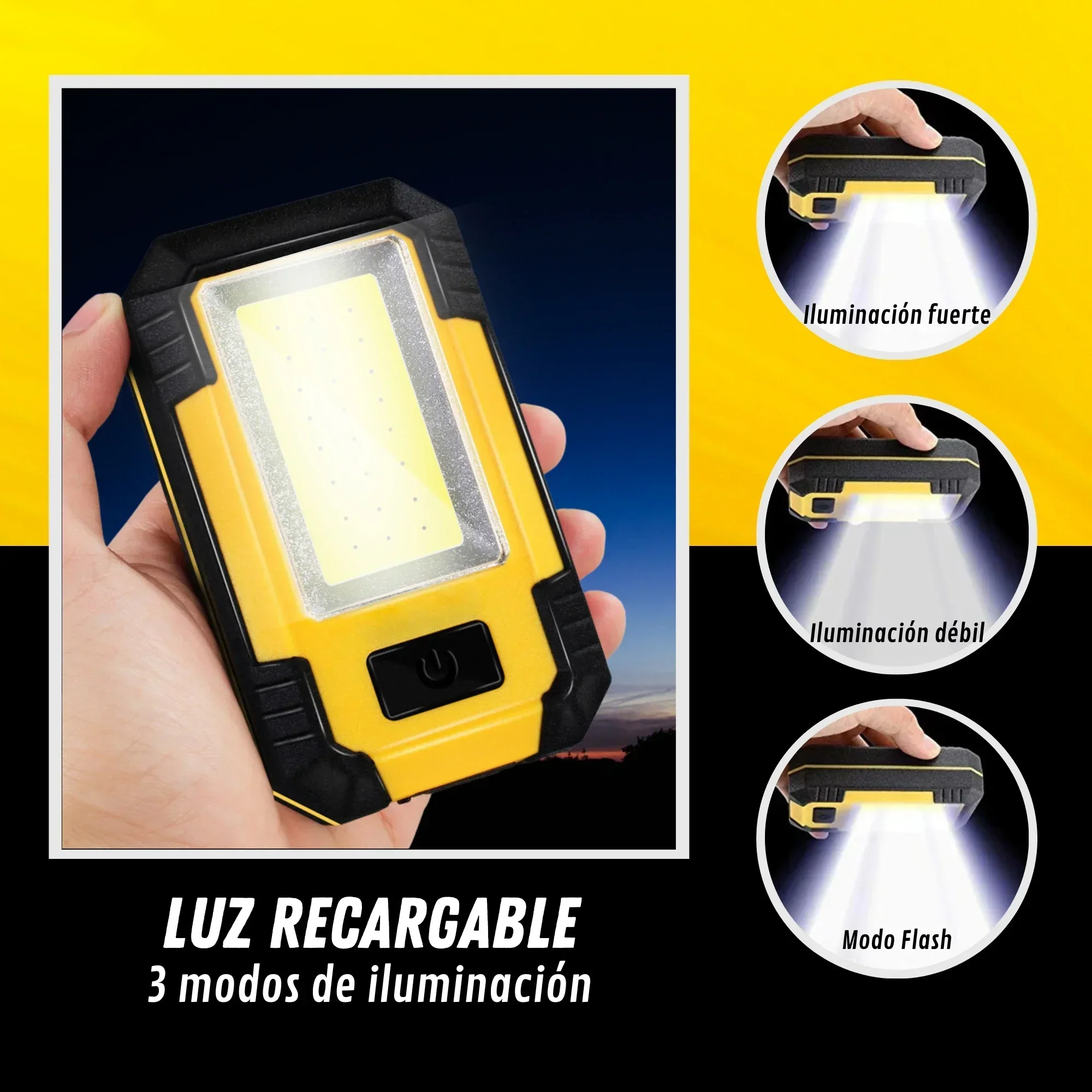 Rechargeable 4000MaH Work Ligh - đánh giá và giá Camping Lantern