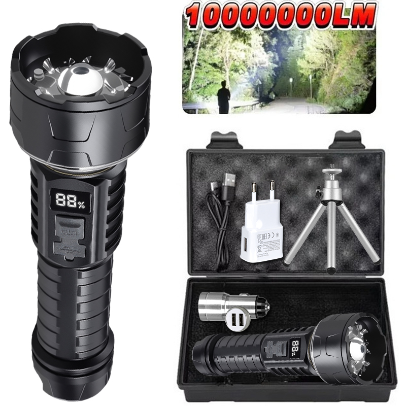 COB LED Flashlight Rechargeabl - đánh giá và giá Camping Lantern