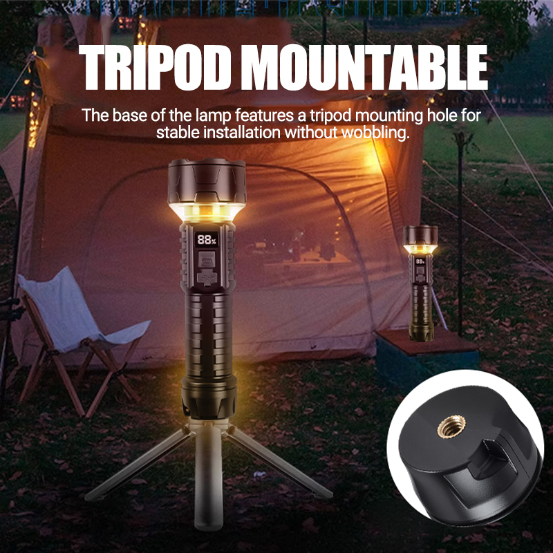 COB LED Flashlight Rechargeabl - đánh giá và giá Camping Lantern