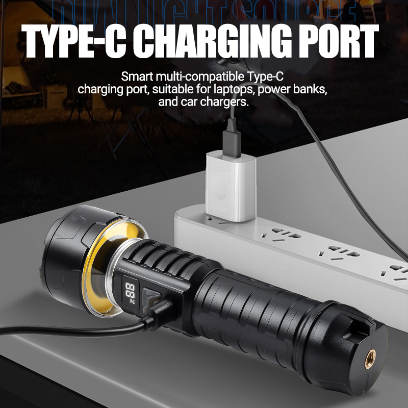 COB LED Flashlight Rechargeabl - đánh giá và giá Camping Lantern