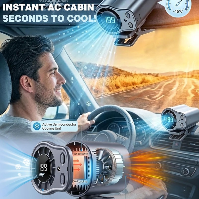 Cooling Fan Semiconductor Car  - đánh giá và giá Camping Quiet
