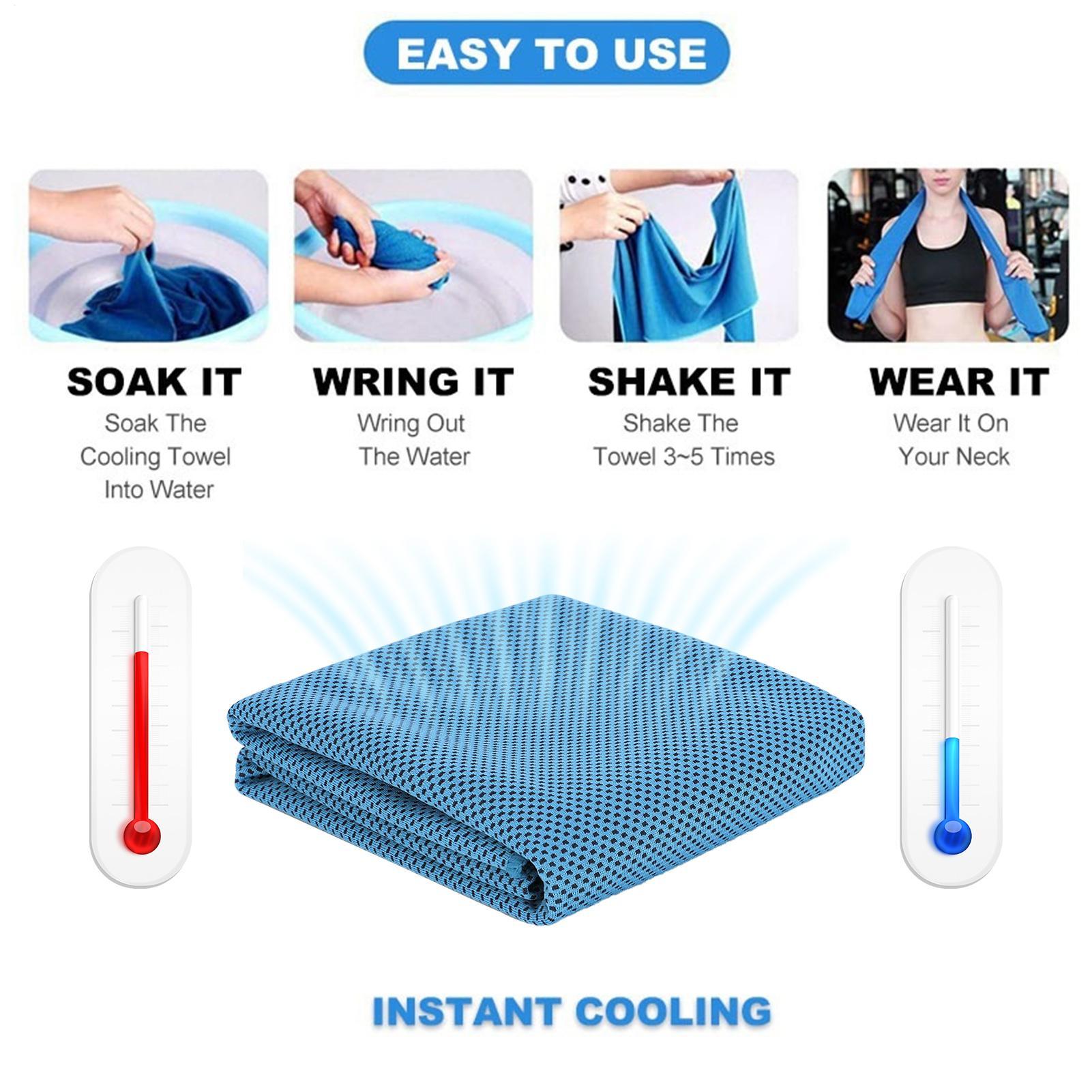 Cooling Towel Instant Relief M - đánh giá và giá Camp Towel Microfiber