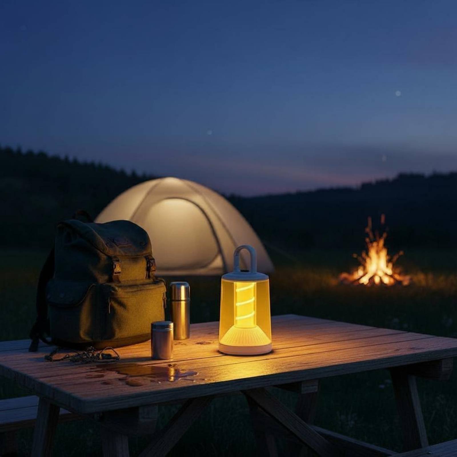 Battery-Powered Hanging Lanter - đánh giá và giá Camping Lantern