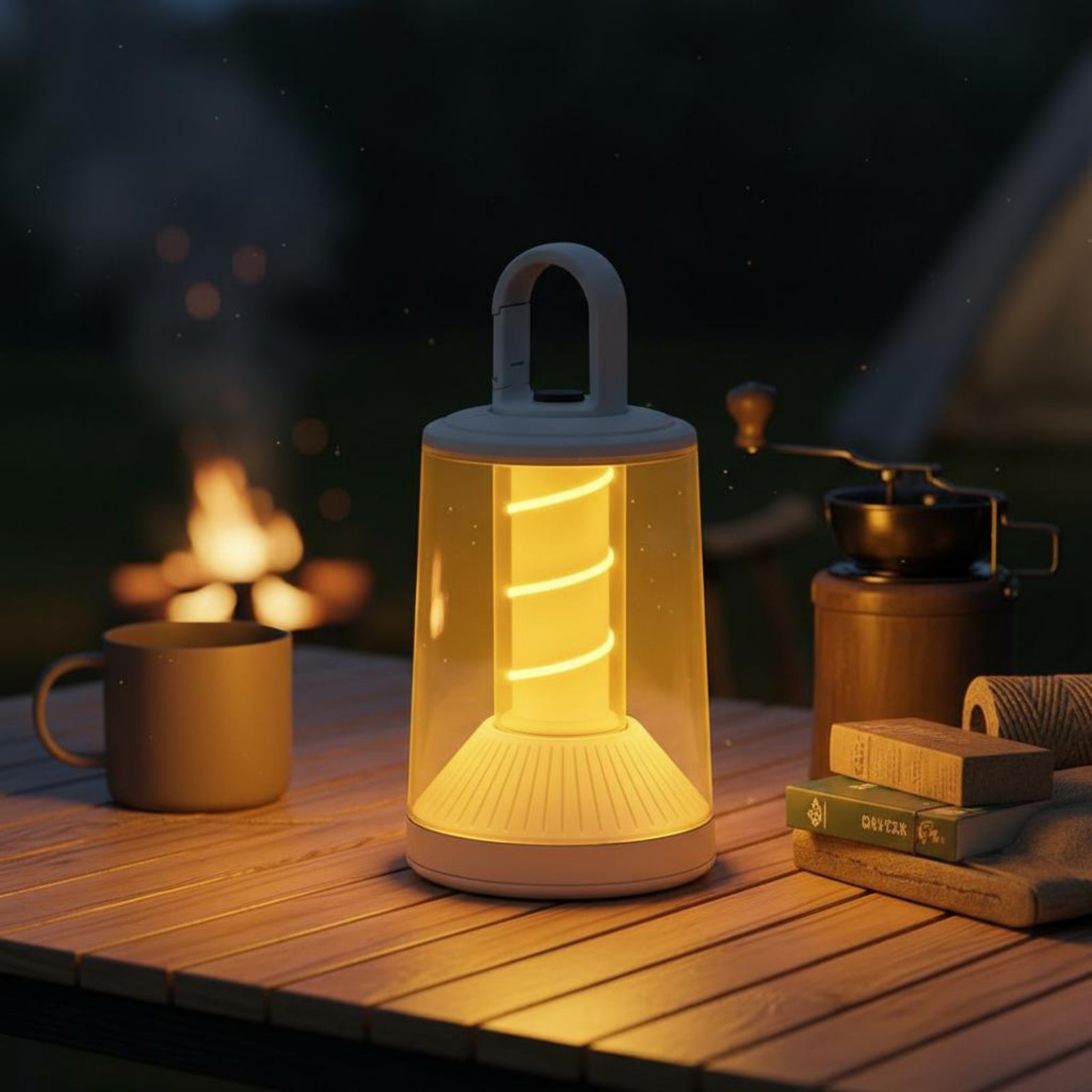 Battery-Powered Hanging Lanter - đánh giá và giá Camping Lantern