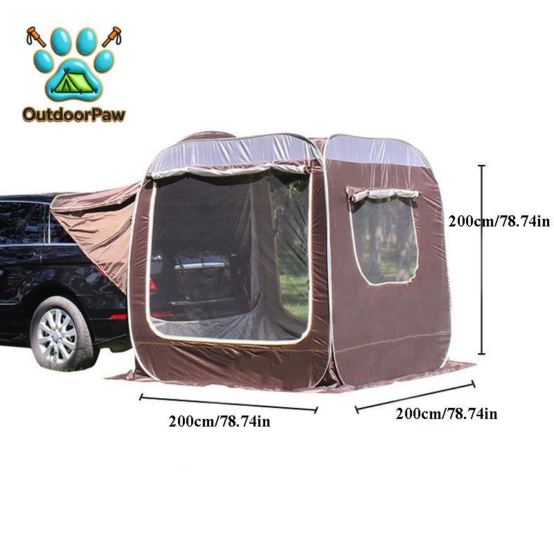 Car Rear Extended Tent Automat - đánh giá và giá Outdoor Camping Canopy
