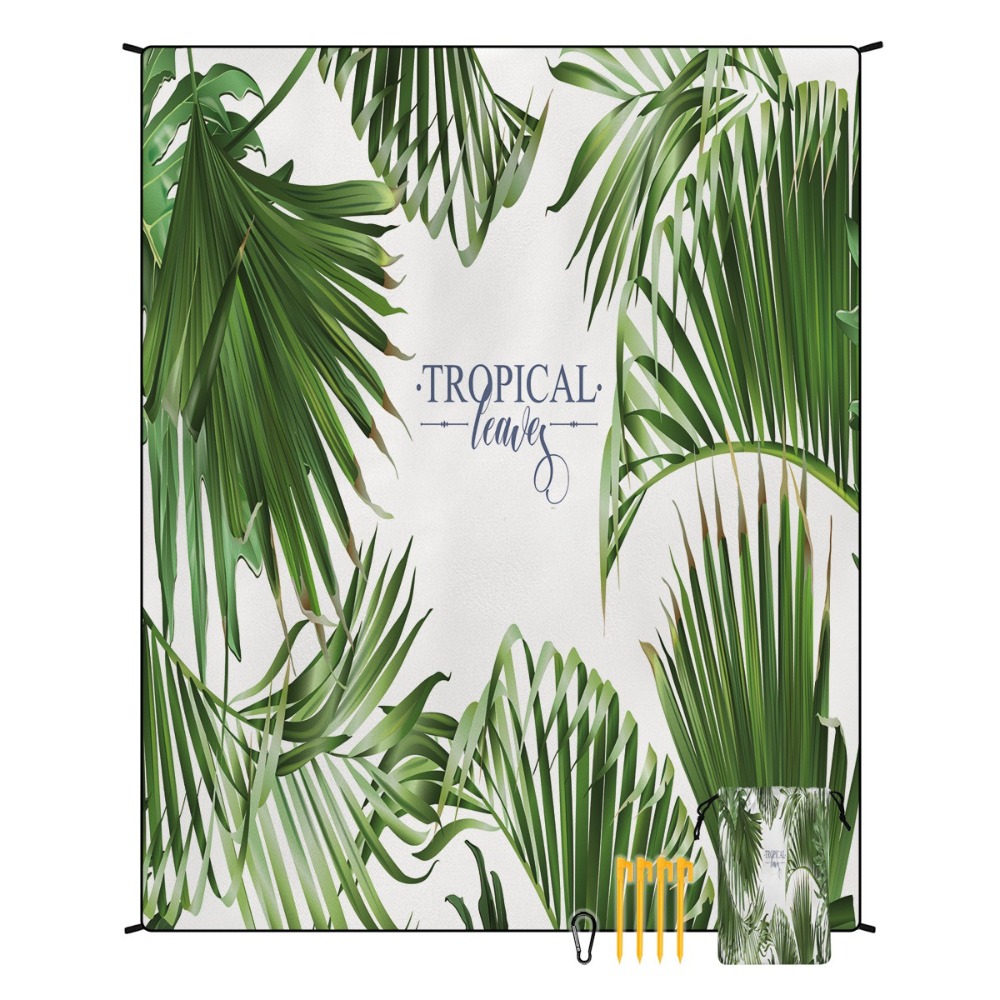 Palm Tree Beach Towel 71x86.6i - đánh giá và giá Camp Towel Microfiber