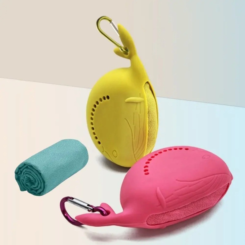 Portable Silicone Case&Lightwe - đánh giá và giá Camp Towel Microfiber