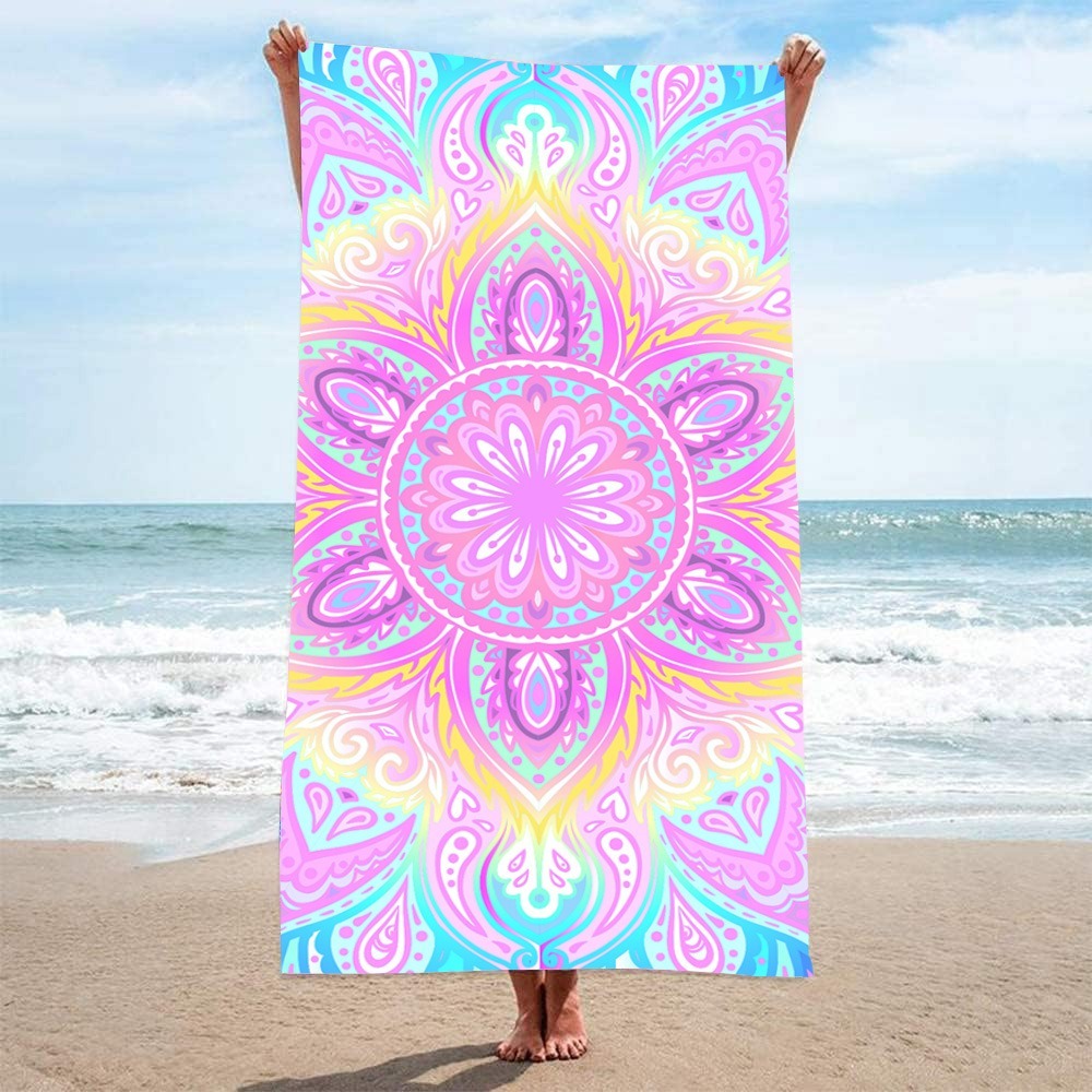 Mysterious Pattern Beach Towel - đánh giá và giá Camp Towel Microfiber