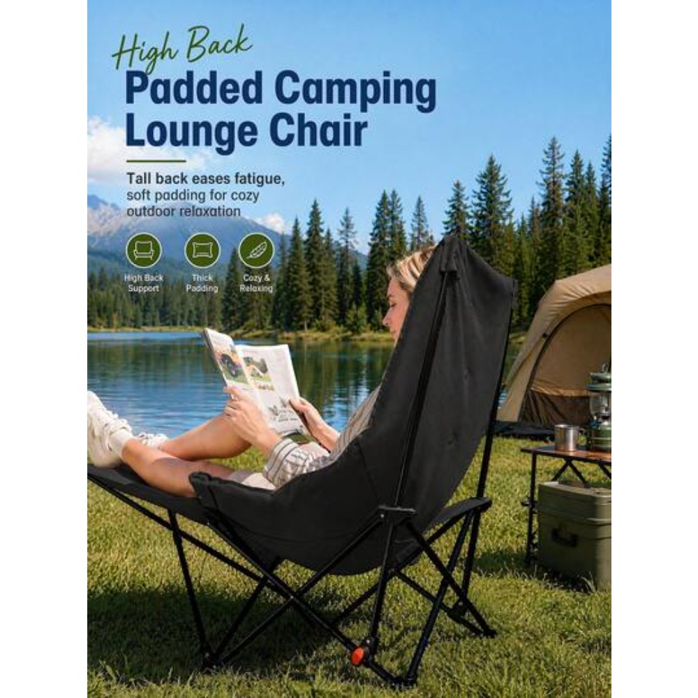 2-In-1 Reclining Camping Chair - đánh giá và giá Outdoor Camping Recliner